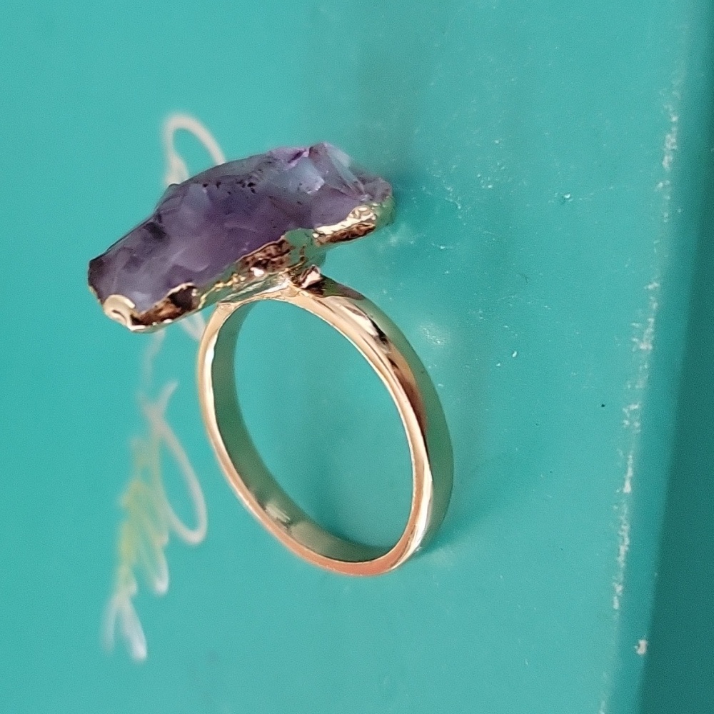 Amethyst Gemstone Ring - image 2
